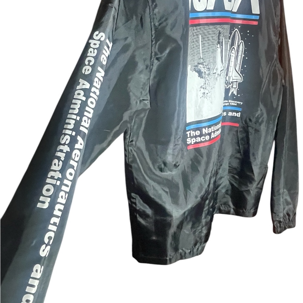 Fashion Nova Black Jacket with American Flag